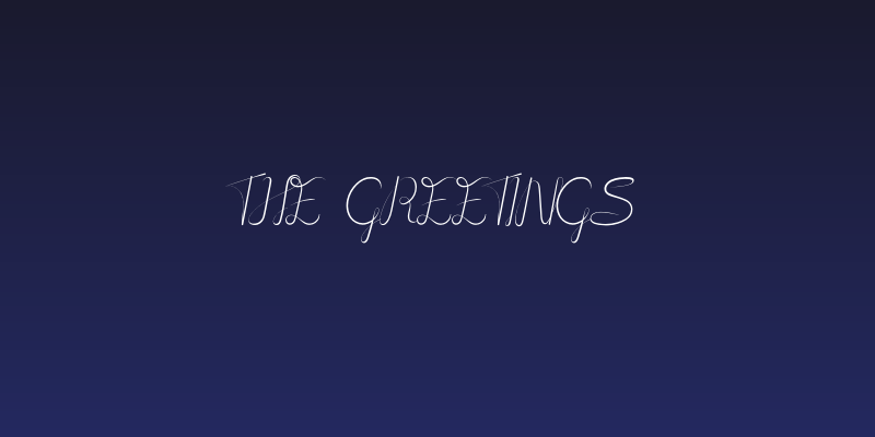 The Greetings Social Header