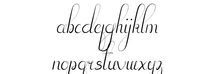 The Greetings Font LOWERCASE