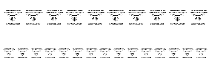 The Grim Raiders Regular Font OTHER CHARS