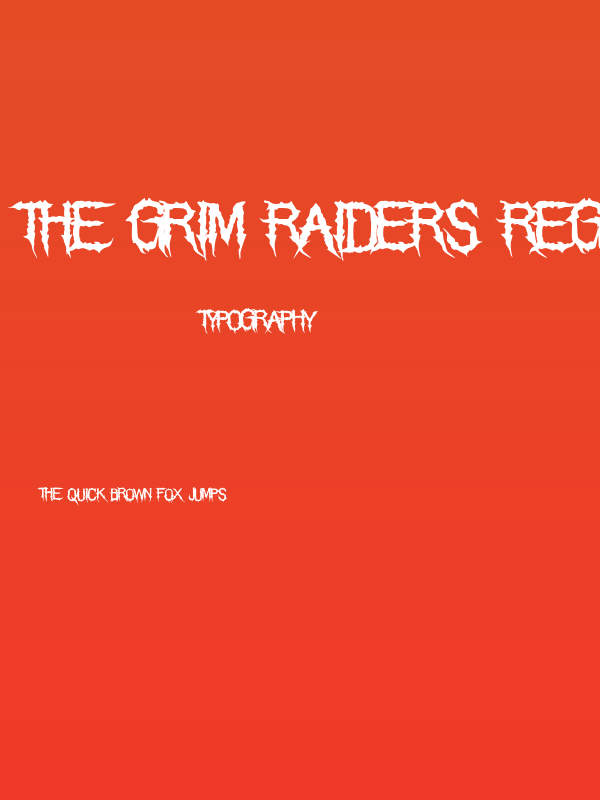 The Grim Raiders Regular Poster