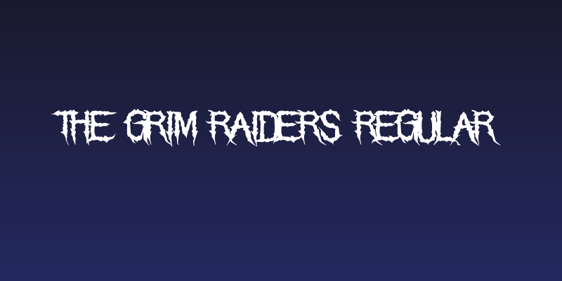 The Grim Raiders Regular Social Header