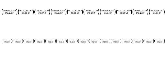 The GrindeR Regular Font OTHER CHARS