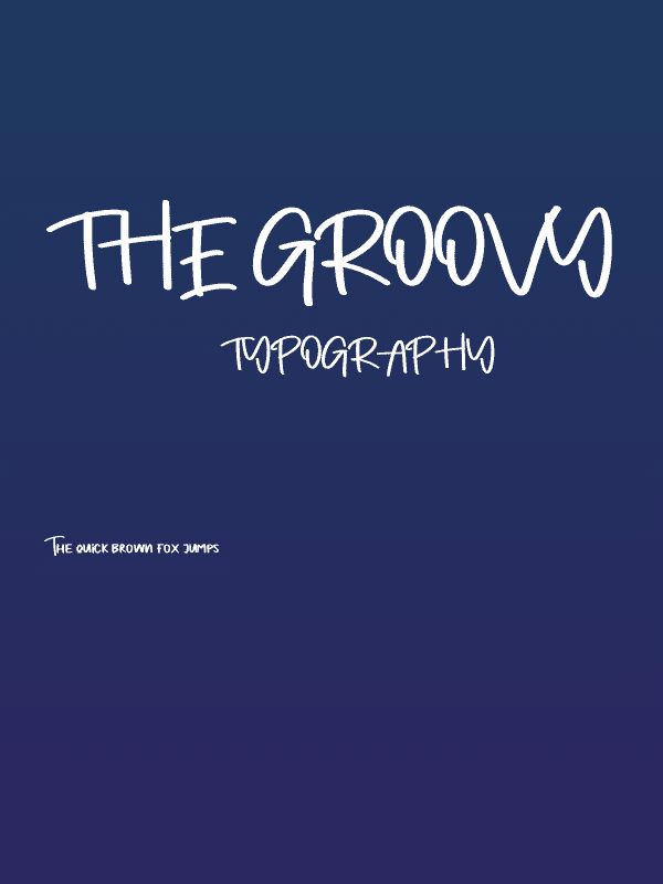 The Groovy Poster