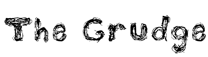 The Grudge  Скачать бесплатные шрифты