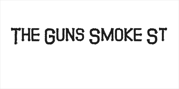 The Guns Smoke St Logo