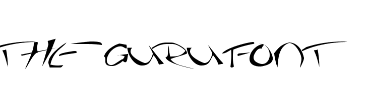 The Guru Font Шрифта