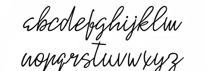 The Hague Font LOWERCASE