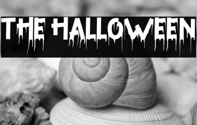 The Halloween Font examples