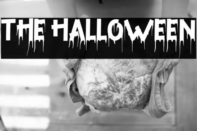 The Halloween Font examples