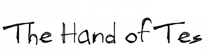 The Hand of Tes  Frei Schriftart Herunterladen