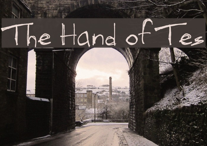 The Hand of Tes Font examples