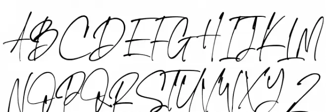 The Handnature Schriftart Groß