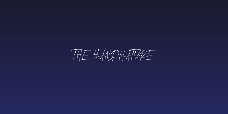 The Handnature Social Header