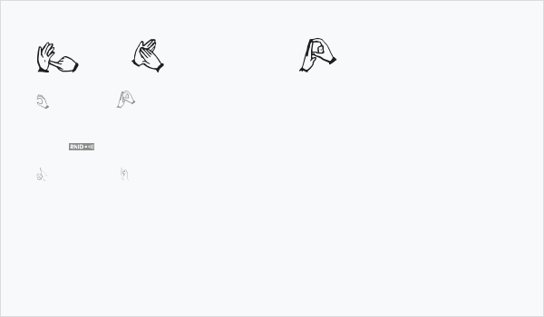 The Hands of Deaf Business Card