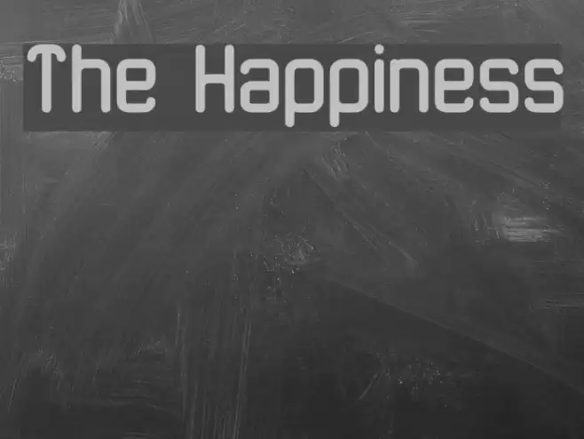 The Happiness Font examples