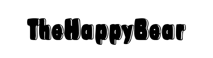 The Happy Bear フォント