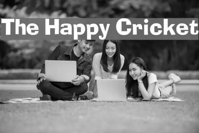 The Happy Cricket 字体 examples