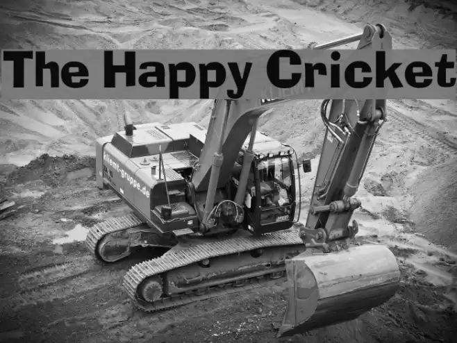 The Happy Cricket 字体 examples