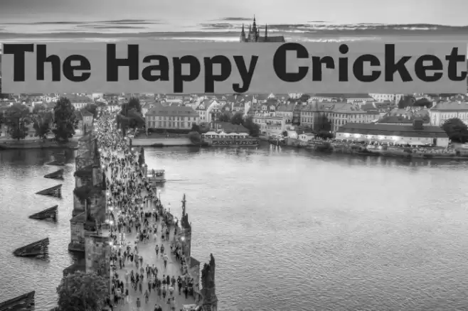 The Happy Cricket 字体 examples