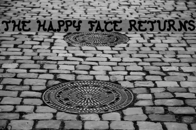 The Happy Face Returns Font examples