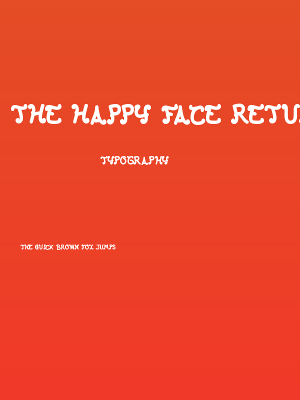 The Happy Face Returns Poster