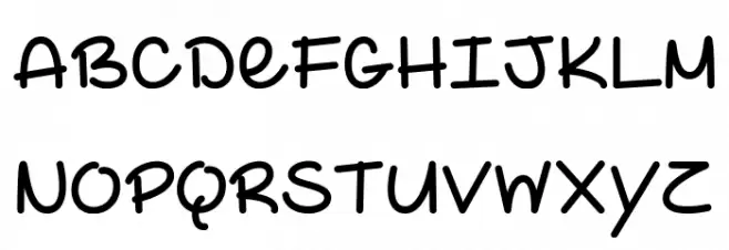 The Happy Giraffe Demo Schriftart Groß