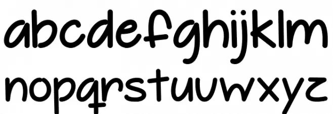 The Happy Giraffe Demo Font Litere mici