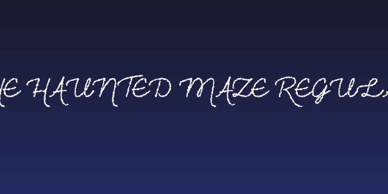 The Haunted Maze Regular Social Header