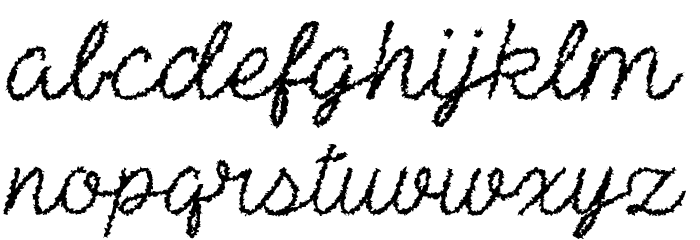 The Haunted Maze Regular Font LOWERCASE