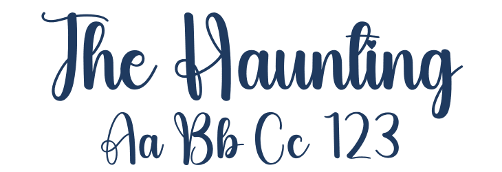 The Haunting Font Preview