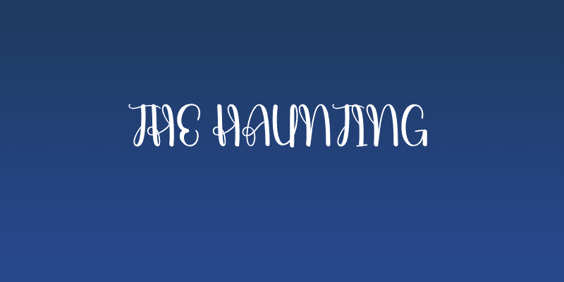 The Haunting Social Header