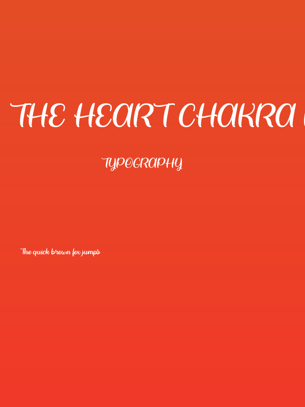 The Heart Chakra Regular Poster
