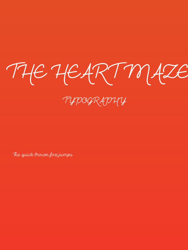 The Heart Maze Demo Poster