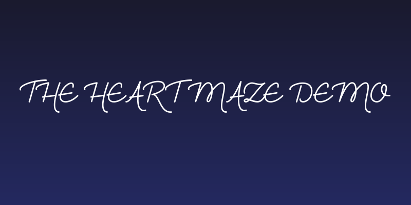 The Heart Maze Demo Social Header