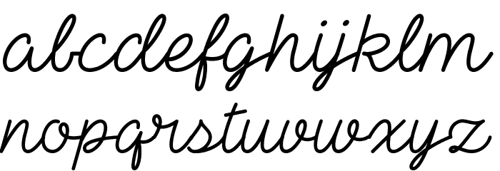 The Heart Maze Demo Font LOWERCASE