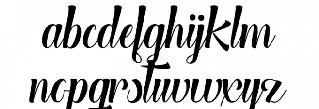 The Heart of Everything Demo Font LOWERCASE