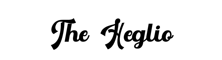 The Heglio  font caratteri gratis