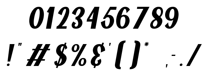 The Heglio Font OTHER CHARS