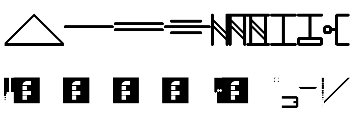 The Hermit Runes Regular Font OTHER CHARS