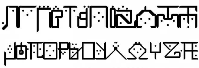 The Hermit Runes Regular Polices MAJUSCULES