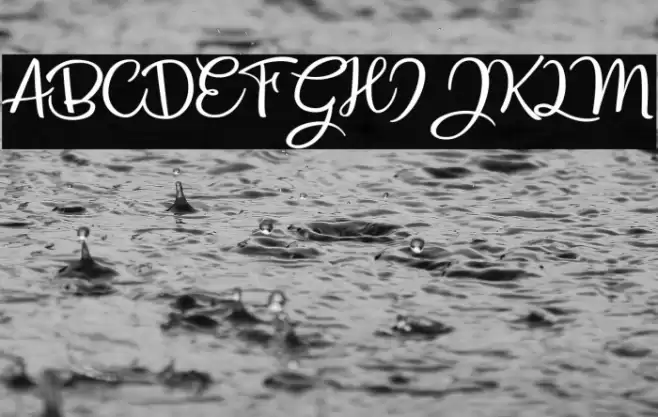 The Hills Personal Use  Font examples