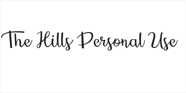 The Hills Personal Use  Logo
