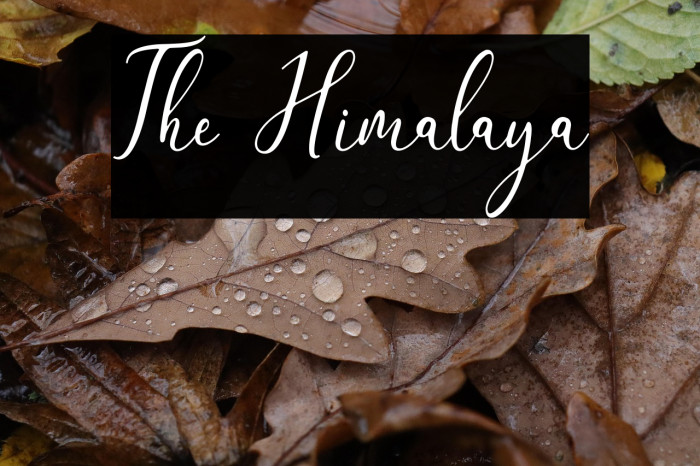 The Himalaya Example 1