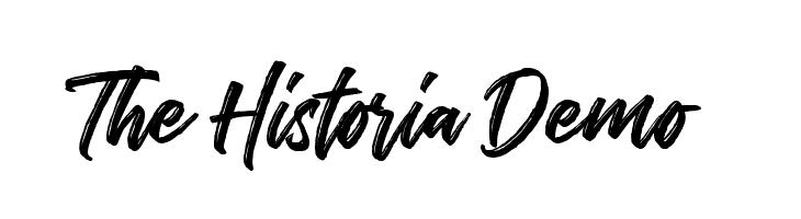 The Historia Demo  Скачать бесплатные шрифты