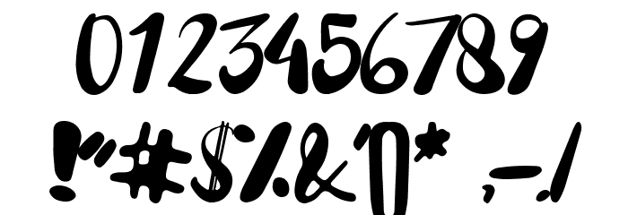 The Historich Font OTHER CHARS