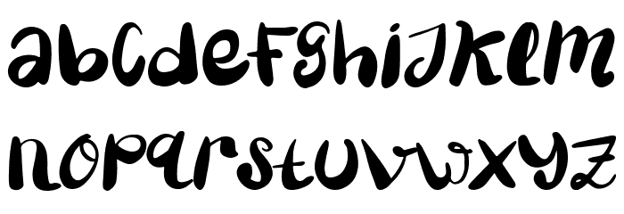 The Historich Font LOWERCASE