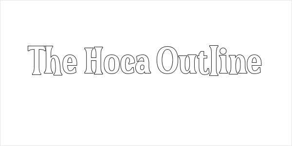 The Hoca Outline Logo