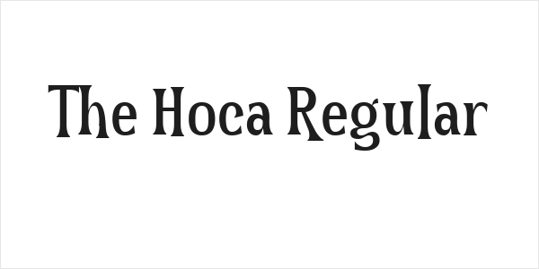 The Hoca Regular Logo