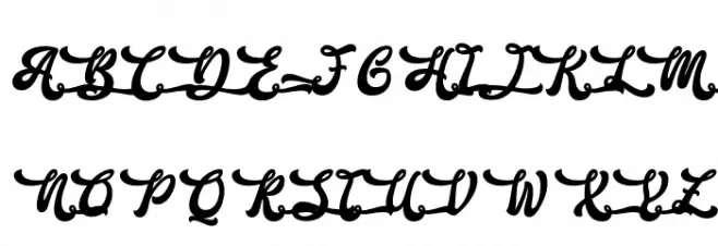 The Holiday - Personal Use 字体 大写