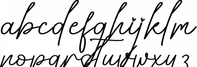 The Holiday 字体 小写